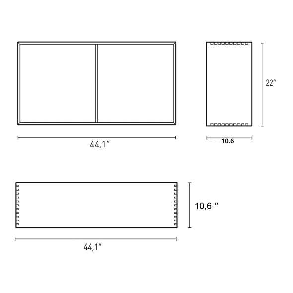 FK63 Deep Bookcase