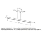 Una LED Linear Pendant Light