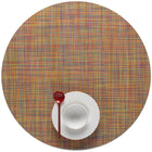 Mini Basketweave Round Placemat (Set of 4)