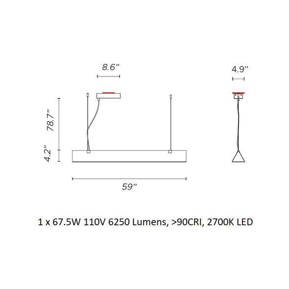 Stick Pendant Light