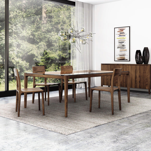 Lisse Glass Top Dinning Table