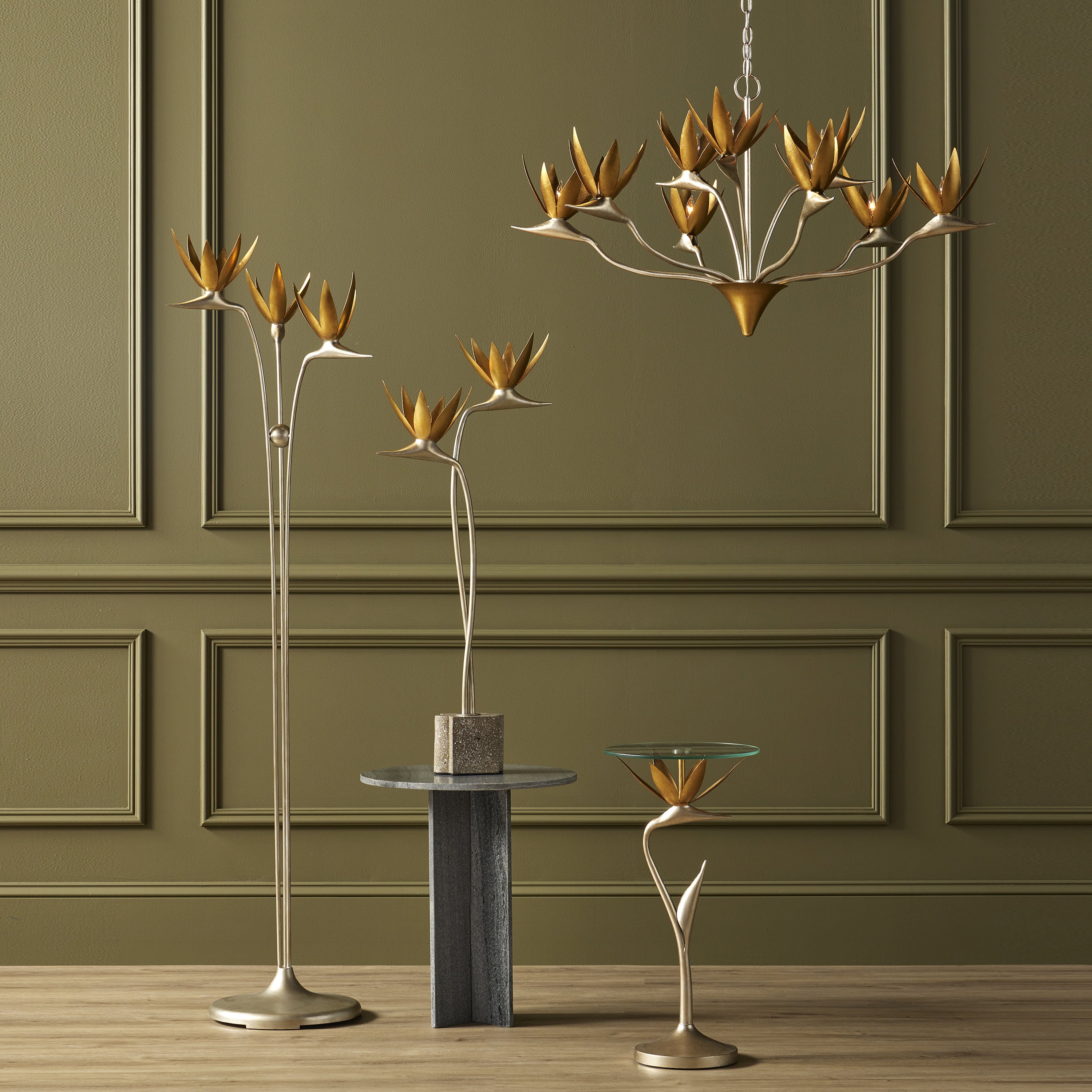 Currey & Company Paradiso Accent Table - 2Modern