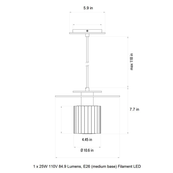 In The Sun Pendant Light