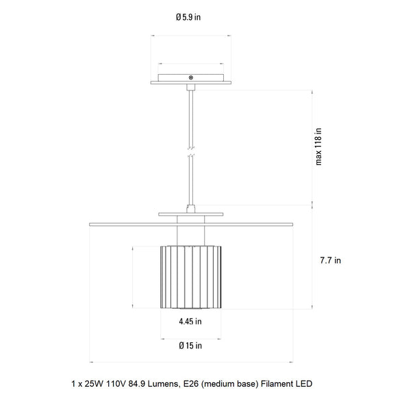 In The Sun Pendant Light
