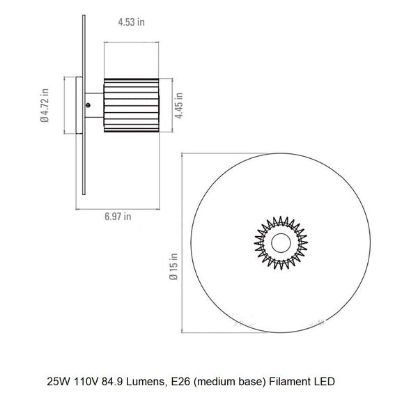 In The Sun Wall Sconce