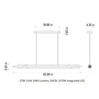 Org Horizontal Pendant Light