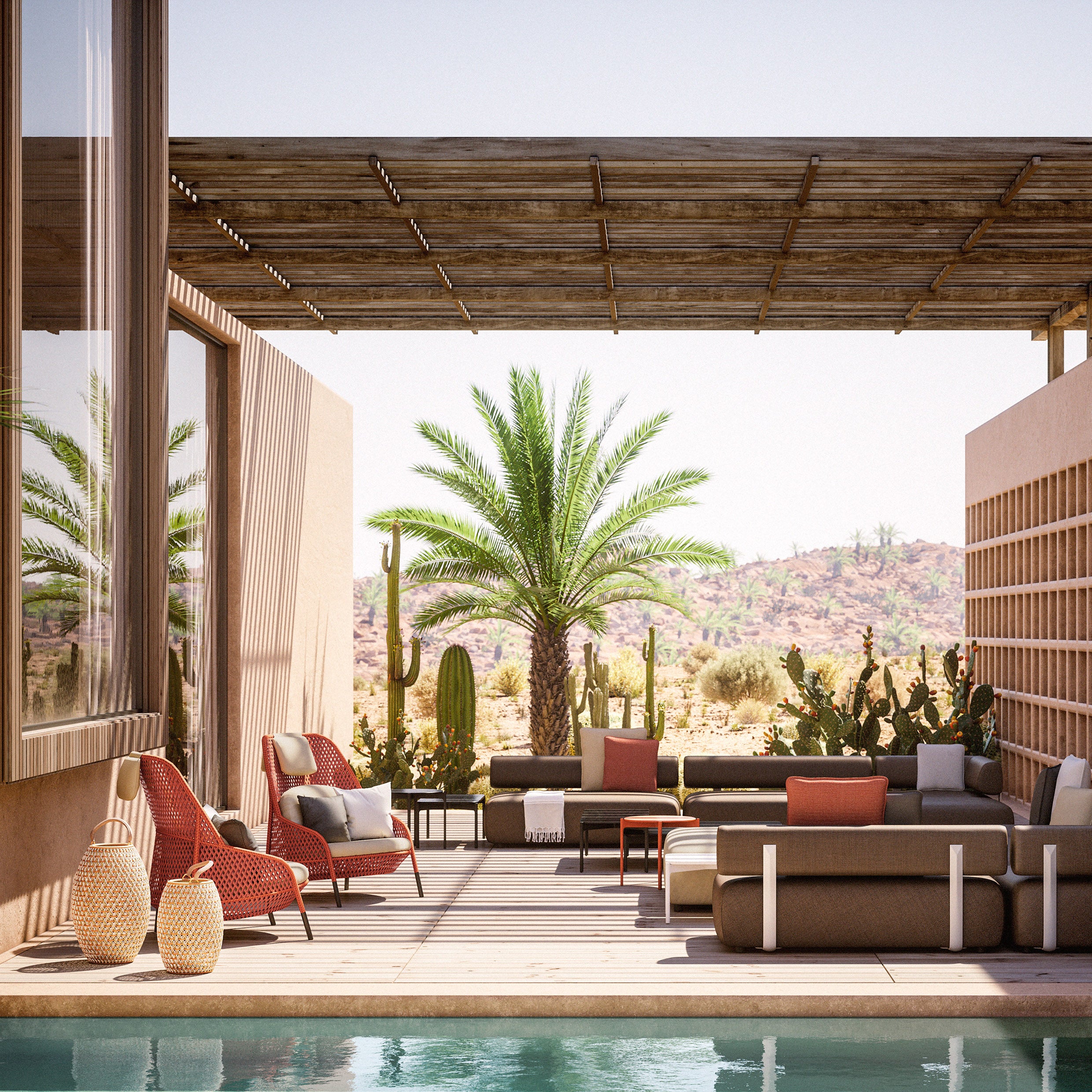 Dedon AHNDA Wing Chair 2Modern