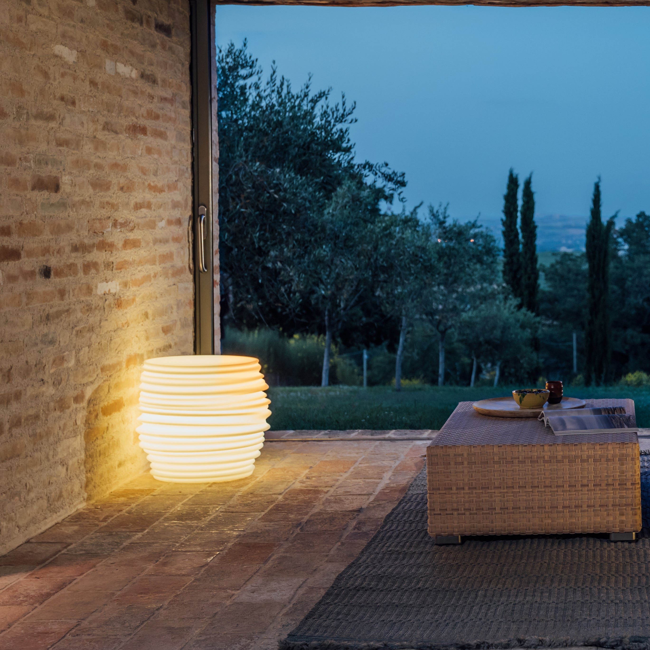 Dedon BABYLON PE Stool/Side Table 2Modern