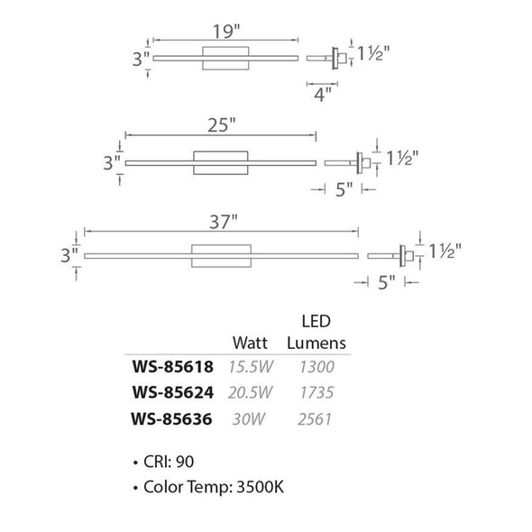 Level LED Bath Vanity / Wall Light