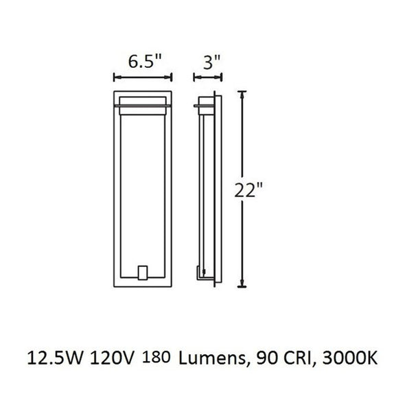 Spa LED Outdoor Wall Light