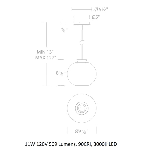 Echo LED Mini Pendant Light