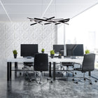Parallax LED Linear Pendant Light