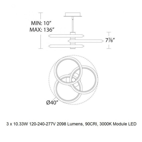 Solaris LED Pendant Light