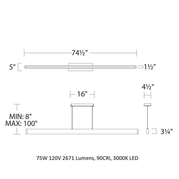 Volo LED Pendant Light
