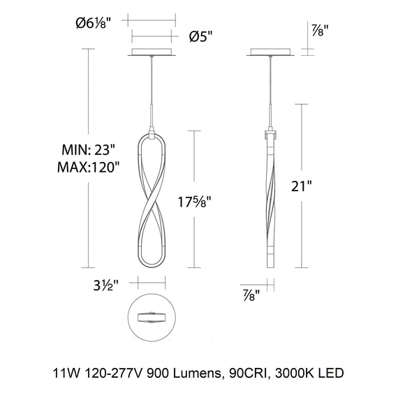 Marise LED Mini Pendant Light