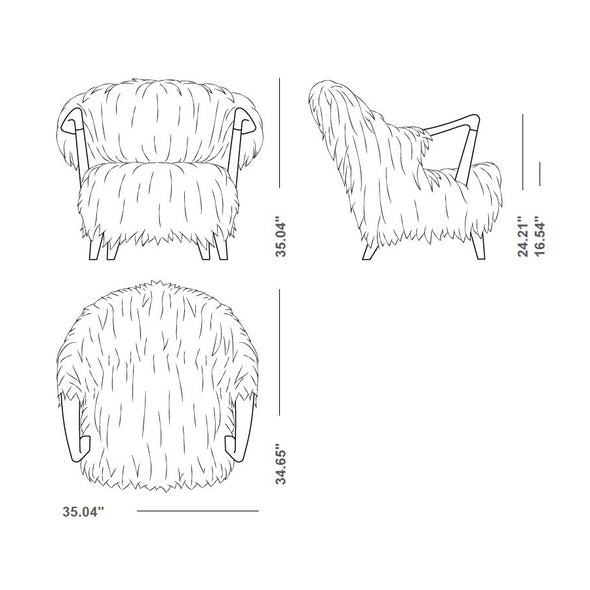 Fluffy Lounge Chair