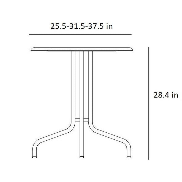 1 Inch Round Cafe Table