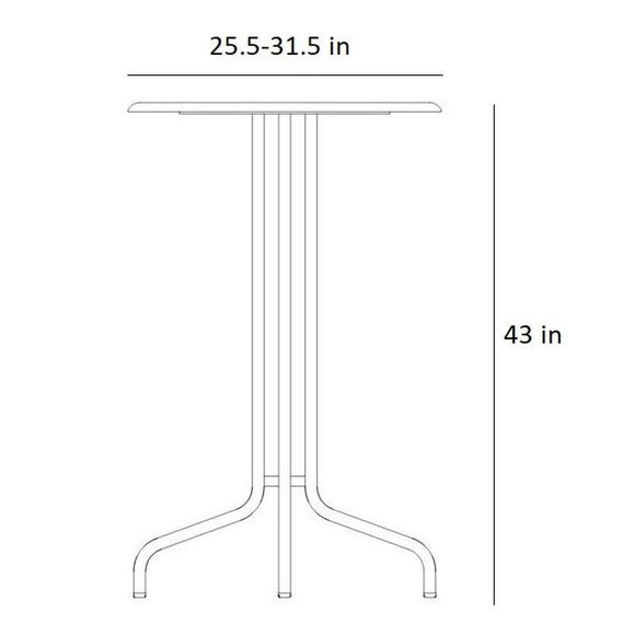 1 Inch Square Bar Table