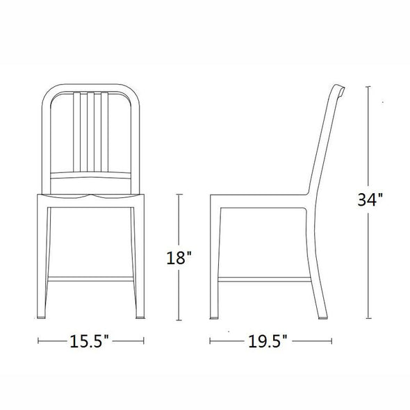 111 Navy Chair