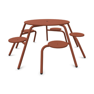 Virus 5-seater Picnic Table with Umbrella Hole