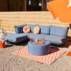 Paletti 3 Seater with Ottoman Outdoor Lounge Set