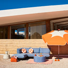 Paletti 3 Seater with Ottoman Outdoor Lounge Set