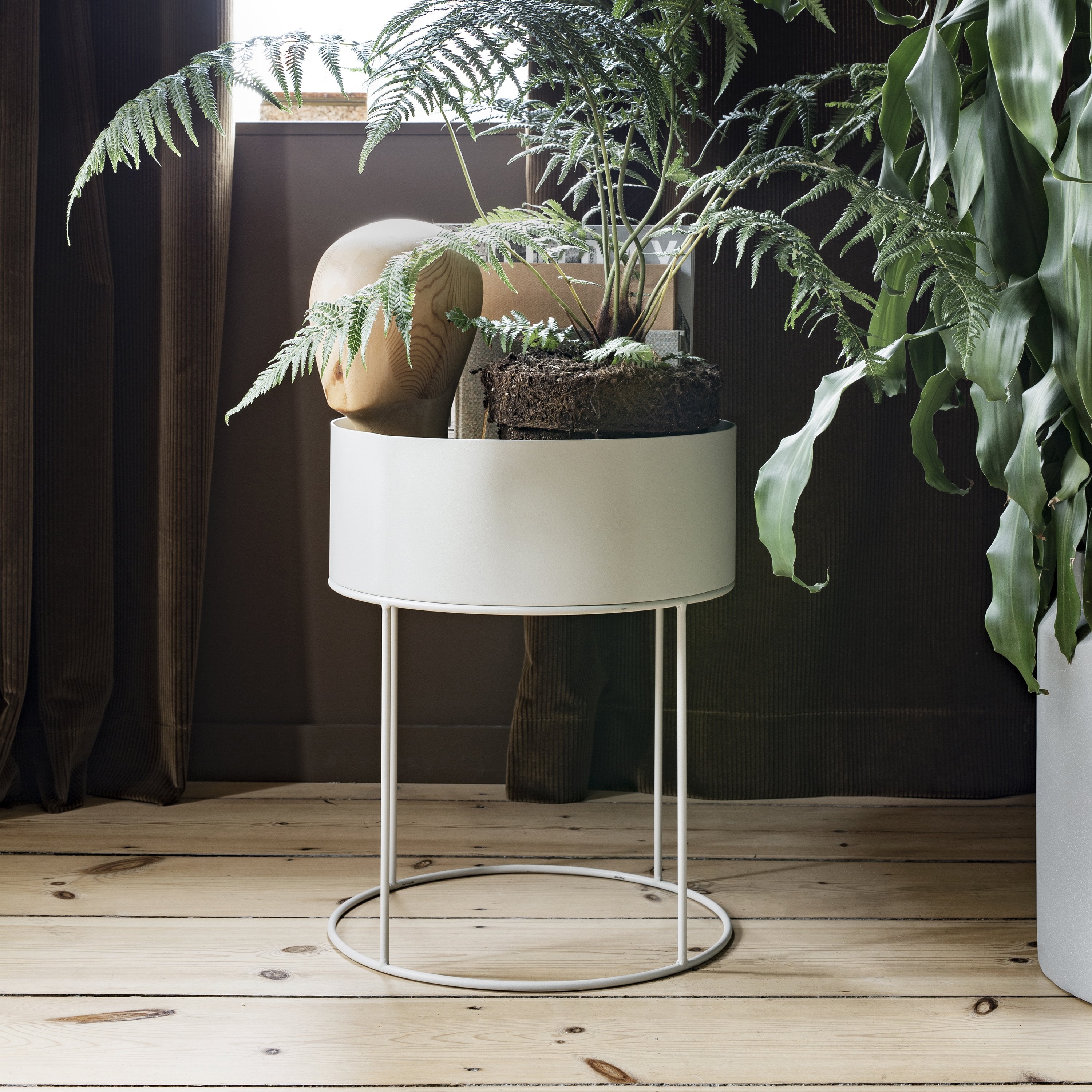 【美品】ACTUS ferm LIVING Plant Box L Ferm Living Round Plant Box - 2Modern