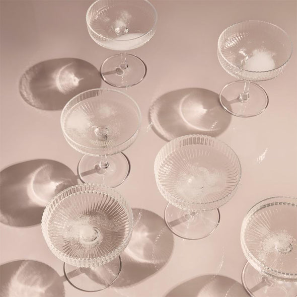 Ripple Champagne Saucer (Set of 2)