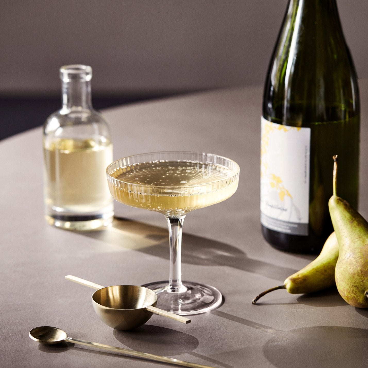 Ferm living coupe champagne Ripple - Verrerie design