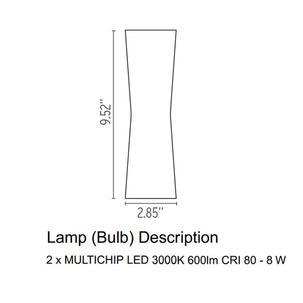 Clessidra Wall Light