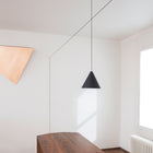 String Light Cone Pendant Light