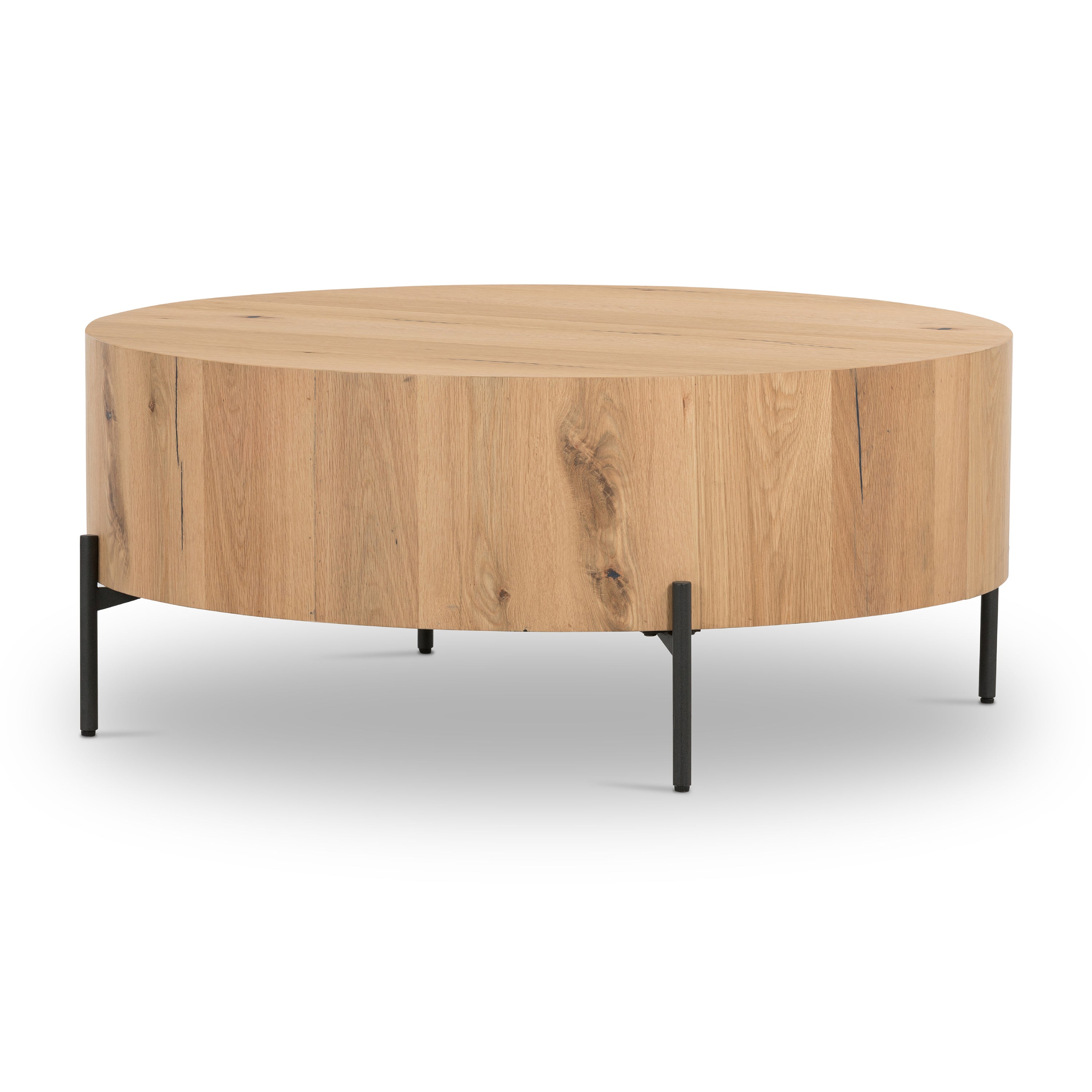Four Hands Eaton Drum Coffee Table 2Modern