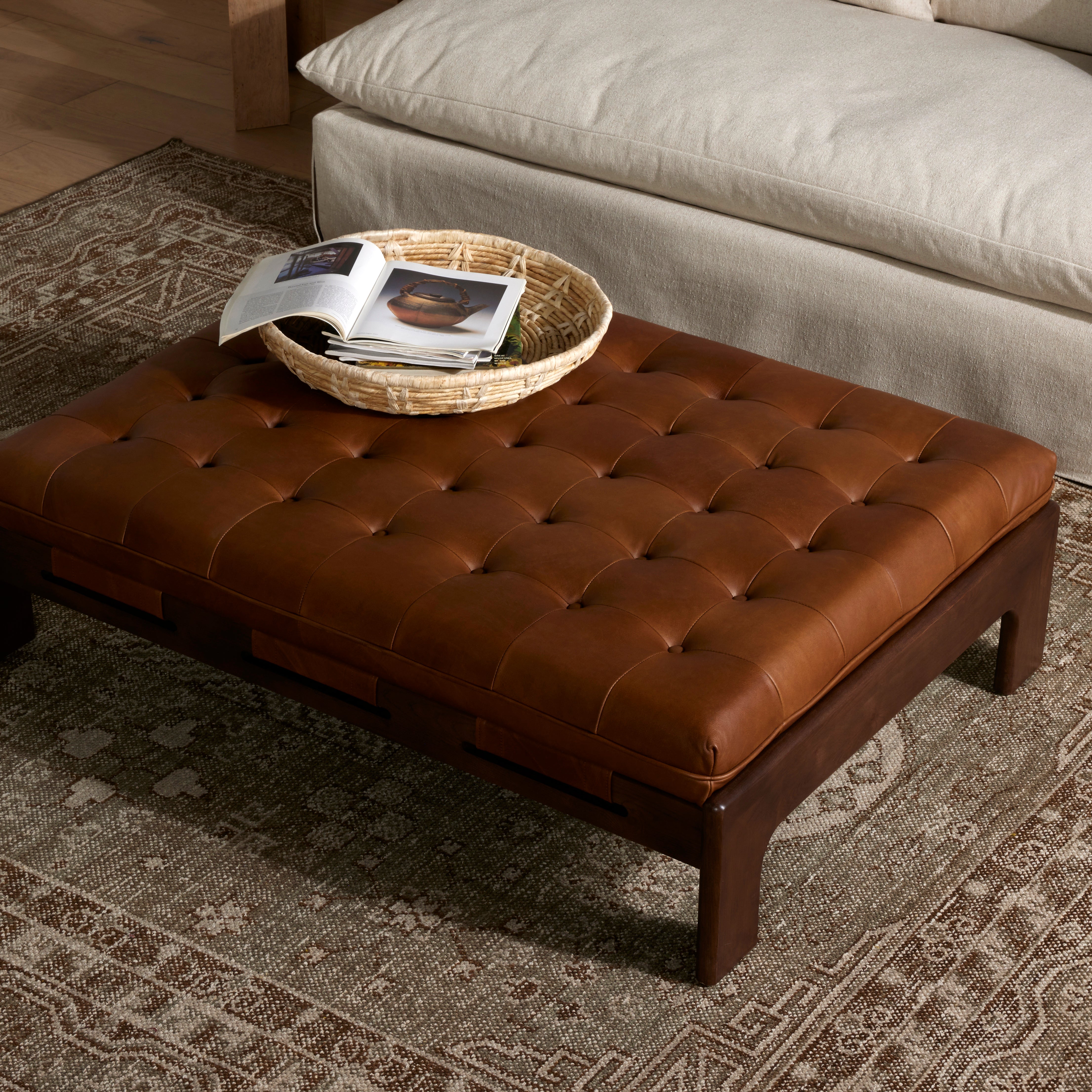 Four Hands Halston Ottoman 230136-002 - Portland, OR