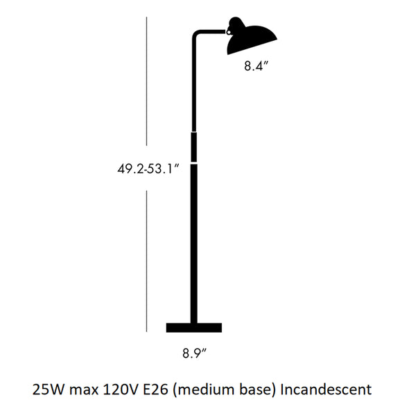 Kaiser Idell Luxus Floor Lamp