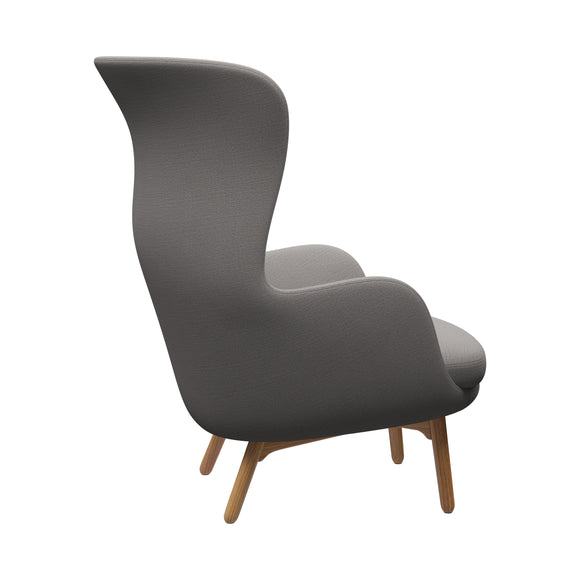 Ro Lounge Chair with Wood Legs
