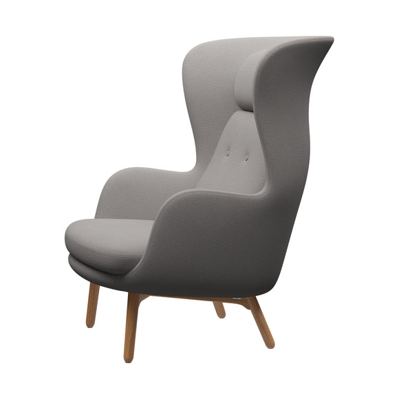 Ro Lounge Chair with Wood Legs