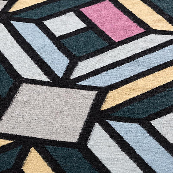 Kilim Parquet Tetragon Rug