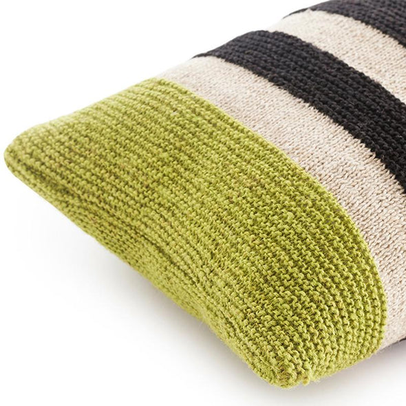 Rustic Chic Geo Pillow - Pistachio 2