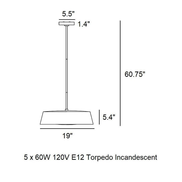 ED Ellen DeGeneres Asher Pendant Light