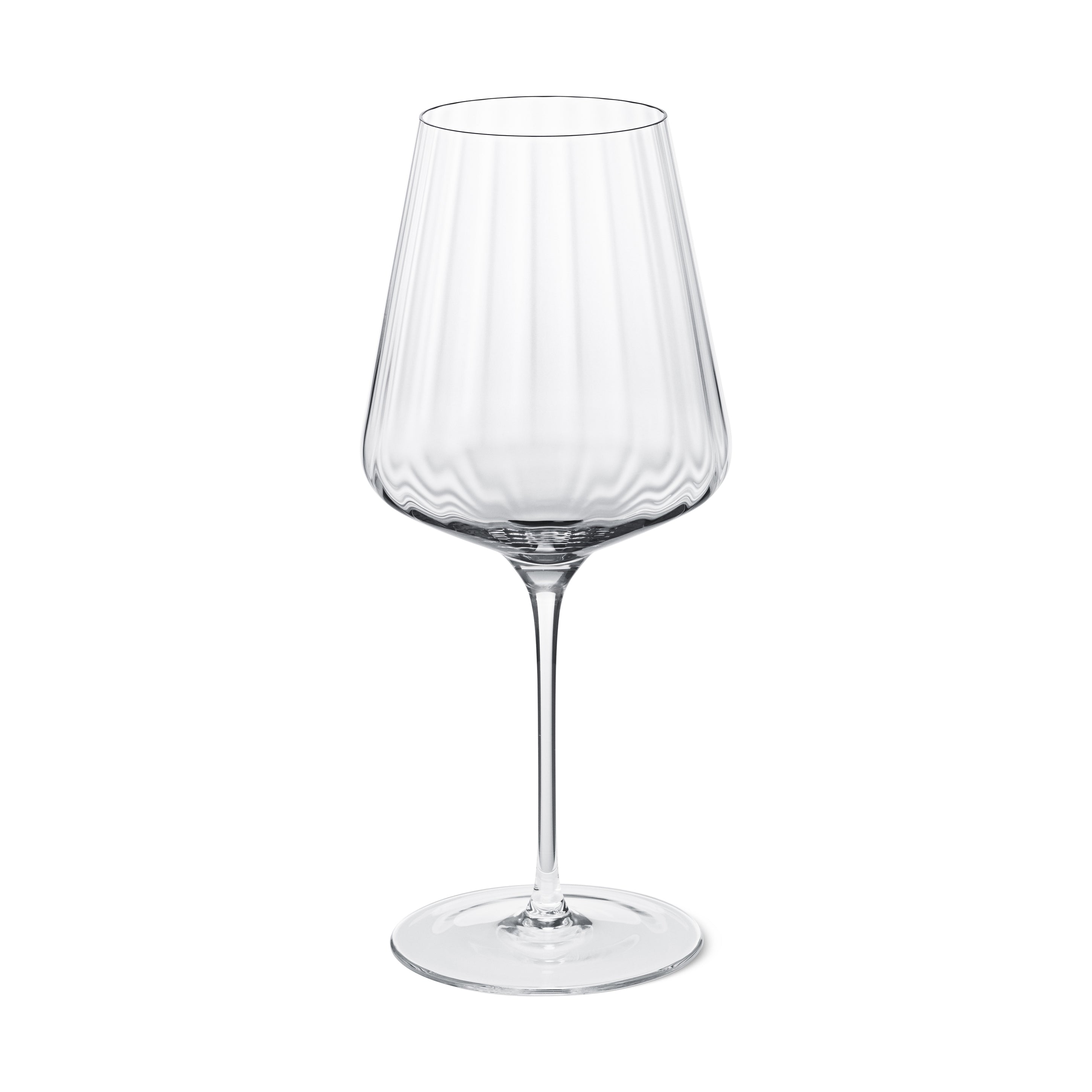 Frances Wine Glass - fferrone fluted wine glass – f f e r r o n e