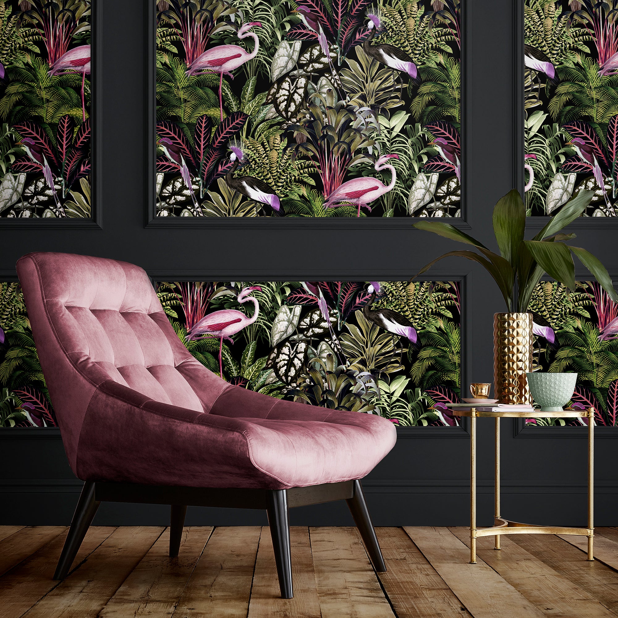 Graham & Brown Midnight Tropic Wallpaper 2Modern