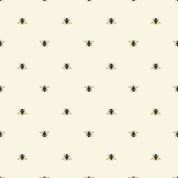 Botanical Bee Wallpaper