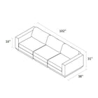 Podium Modular 3-piece Sofa