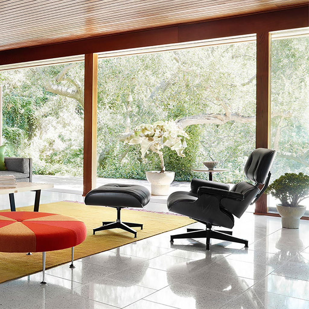 håndvask leje Wrap Herman Miller Eames Lounge Chair and Ottoman Ebony - 2Modern