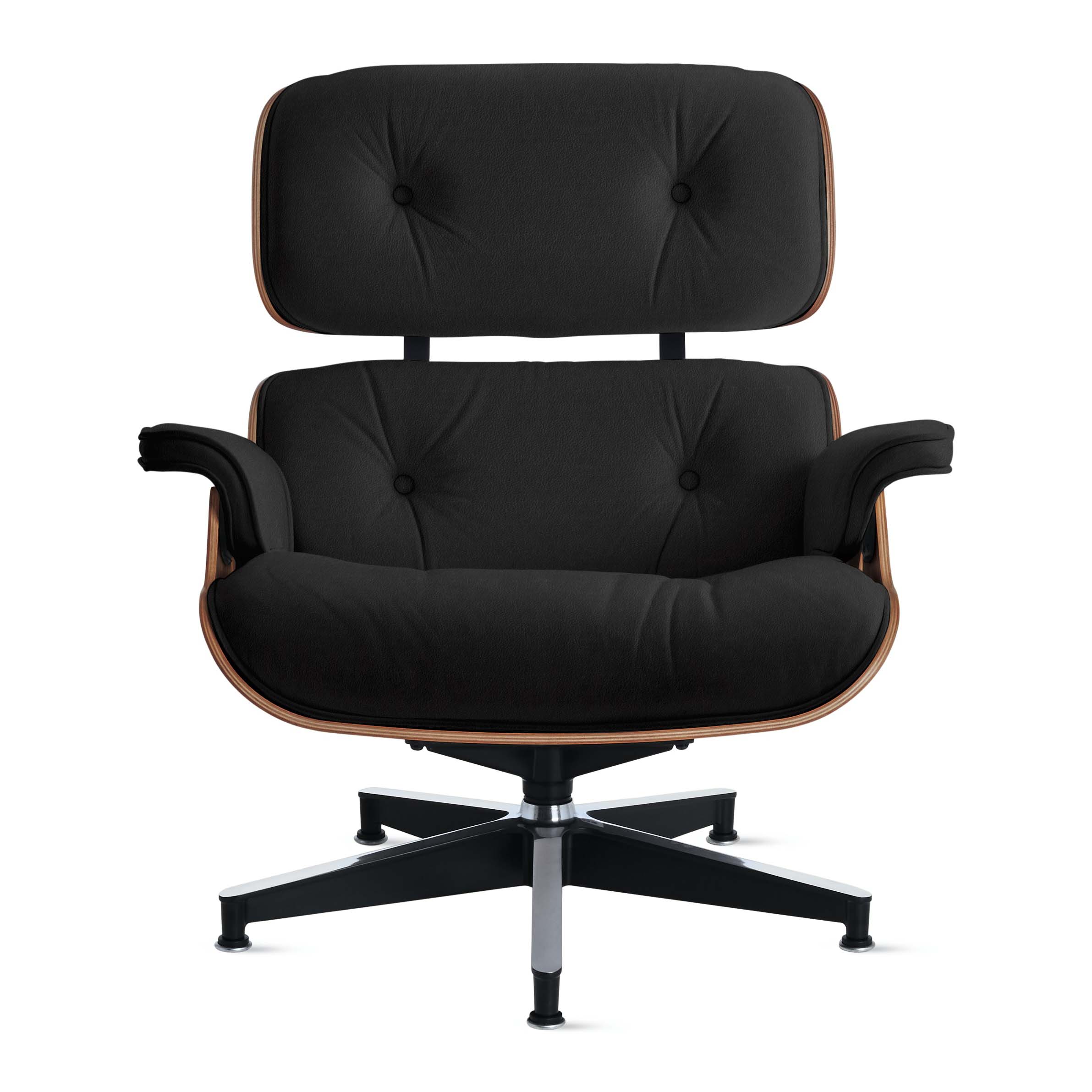 black eames chair
