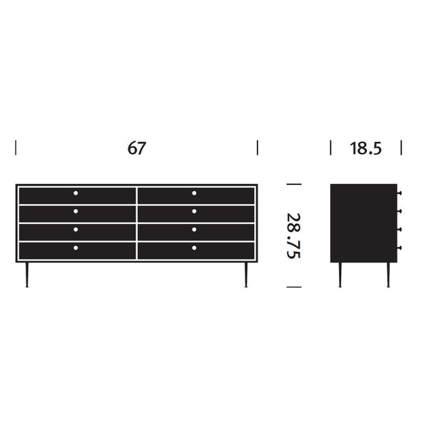 Nelson Thin Edge Double Dresser