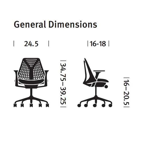 Sayl Chair with Suspension Back