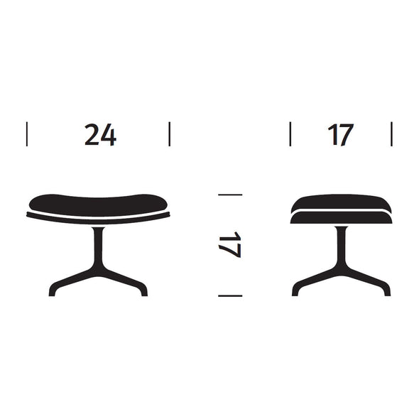 Striad Swivel Ottoman