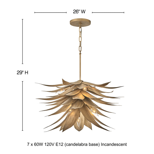 Agave Single Tier Pendant Light