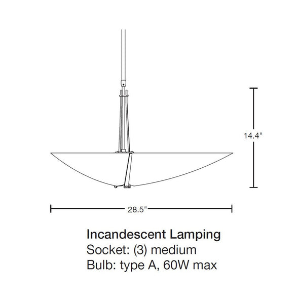 Kirigami 3 Lights Pendant Light